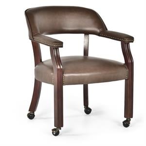 steve silver tournament arm chair with casters