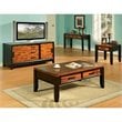 Abaco Wood Sofa Table in Two Tone Cherry Finish