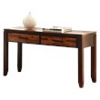 Abaco Wood Sofa Table in Two Tone Cherry Finish
