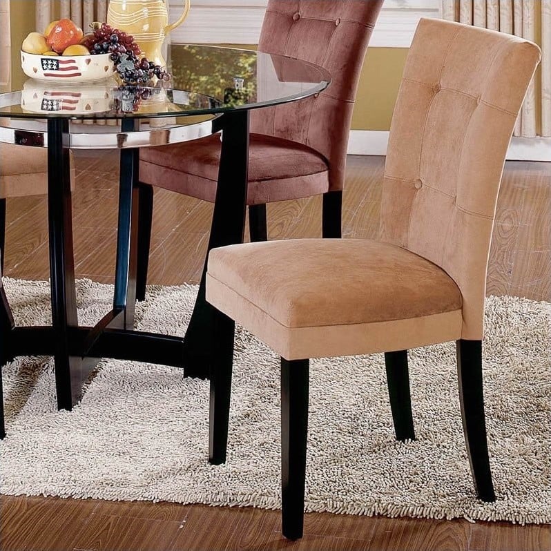 Steve Silver Company Matinee Camel Fabric Parson Dining ...