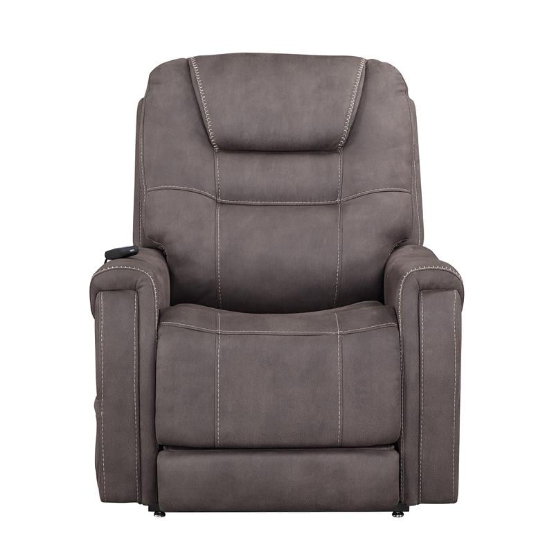 Brisbane Stone Microfiber Power Lift Chair with Heat