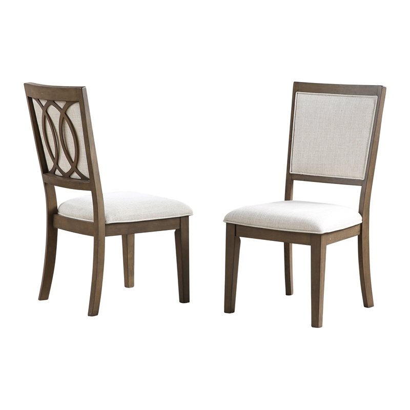 Bordeaux Toffee Brown Wood 7-piece Dining Set