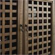 Rio 4-door Antique Mocha Brown 70-inch Wood Accent Cabinet