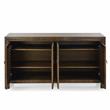 Rio 4-door Antique Mocha Brown 70-inch Wood Accent Cabinet
