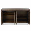 Rio 4-door Antique Mocha Brown 70-inch Wood Accent Cabinet