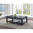 Yves Rubbed Charcoal Wood 3-piece Occasional Set