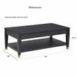 Yves Rubbed Charcoal Wood 3-piece Occasional Set