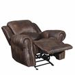 Navarro  Saddle Brown Faux Leather 3-piece Motion Set