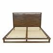 Lofton King Mocha Brown Wood Platform Bed
