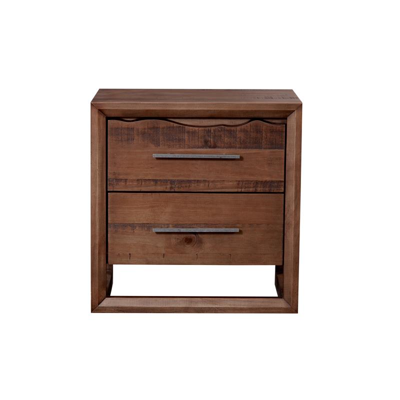 Lofton 4-piece Queen Size Mocha Brown Wood Bedroom Set