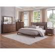 Lofton 4-piece Queen Size Mocha Brown Wood Bedroom Set