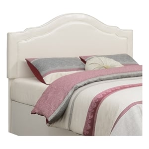 Edmond Cream Faux Leather Upholstered Queen Headboard