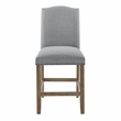 Grayson Driftwood Gray Wood Counter Chair