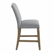 Grayson Driftwood Gray Wood Counter Chair