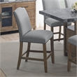 Grayson Driftwood Gray Wood Counter Chair