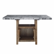 Grayson Gray Marble Counter 5-Piece Dining Set