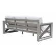 Steve Silver Dalilah Gray Aluminum Patio Sofa