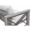 Steve Silver Dalilah Gray Aluminum Patio Sofa