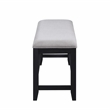 Steve Silver Yves Rubbed Charcoal Wood Counter Bench