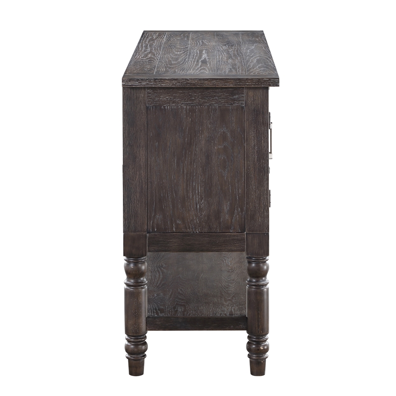Steve Silver Hutchins Washed Espresso 3- Drawer Wood Server