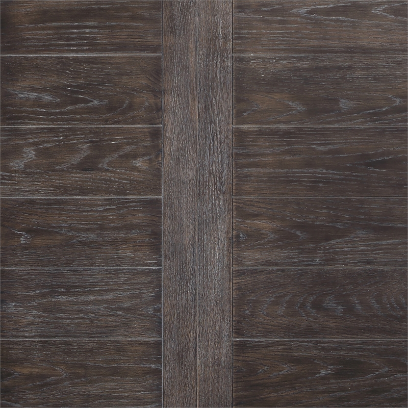 Hutchins Washed Espresso Wood 7-Piece Dining Set