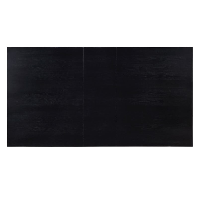 Yves Rubbed Charcoal Wood Counter Height Storage 5-Piece Dining Set