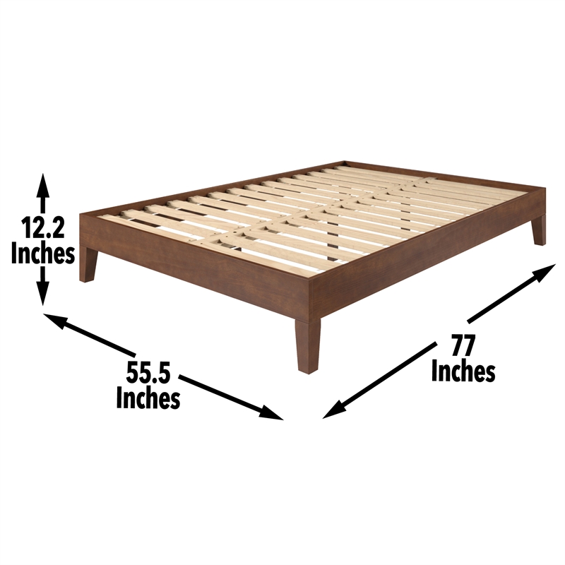 Steve Silver Nix Full Natural Wood Platform Bed