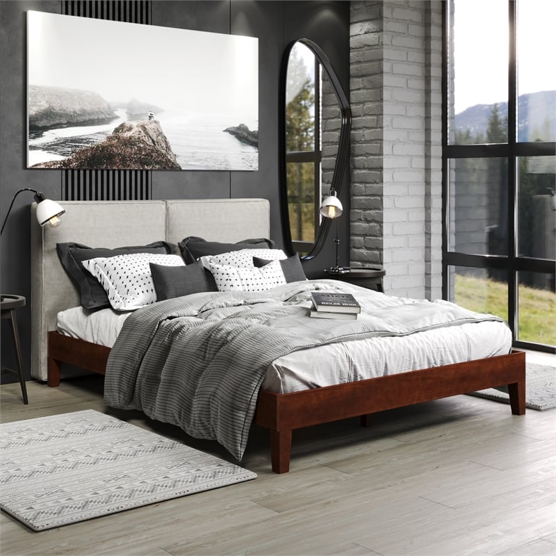 Steve Silver Nix Queen Natural Wood Platform Bed