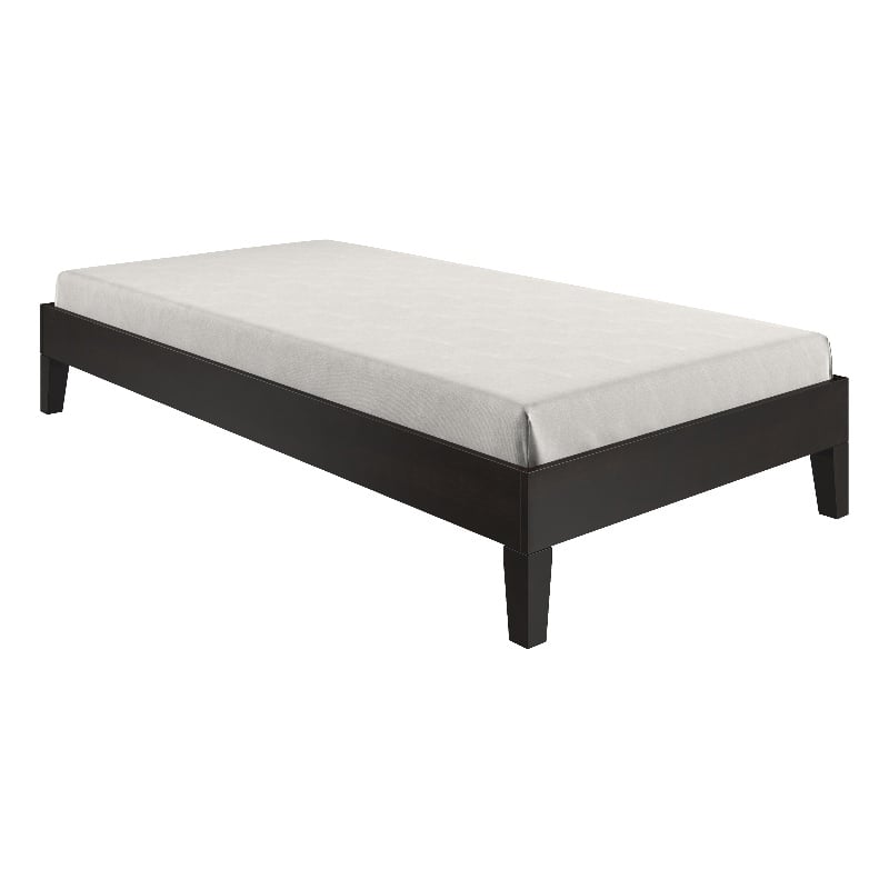 Steve Silver Company Nix Wood Twin Platform Bed in Black Finish