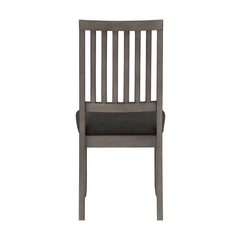 Steve Silver Company Yorktown Wood & Fabric 5-Piece Dining Set in Gray