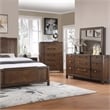 Steve Silver Milan Walnut Brown Wood 5-drawer Chest