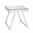Alfresco Mirrored Glass and Chrome Metal 3-Piece Occasional Set