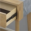 Calgary Natural Finish with Gray Stone Sofa Table