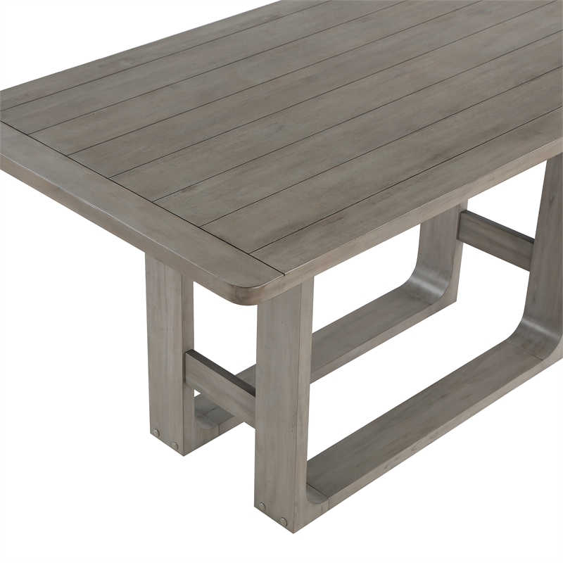 Toscana Gray Wood Counter Height Dining Table