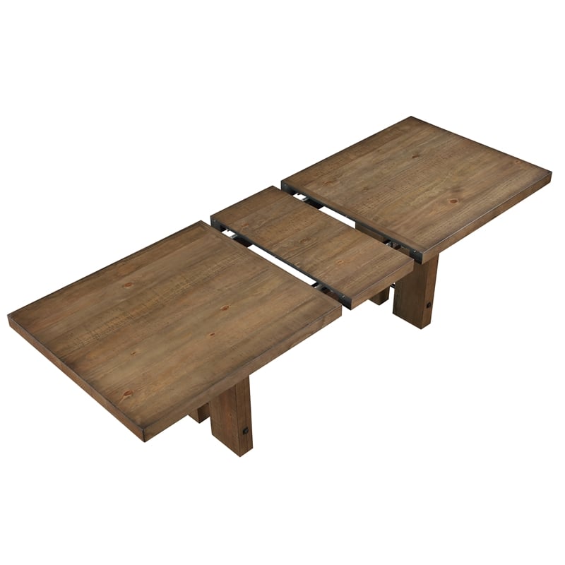 Atmore Dark Driftwood 7-Piece Wood Dining Set
