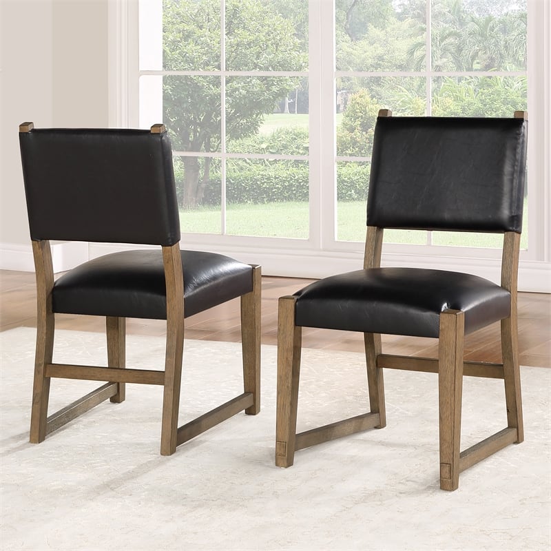 Atmore Dark Driftwood 7-Piece Wood Dining Set