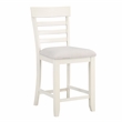 Steve Silver Hyland Off White Wood Counter Chair