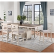Steve Silver Hyland Off White Wood Counter Chair