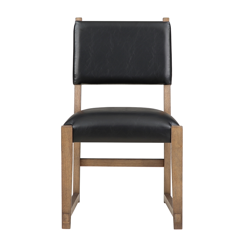 Steve Silver Atmore Dark Driftwood Wood Side Chair