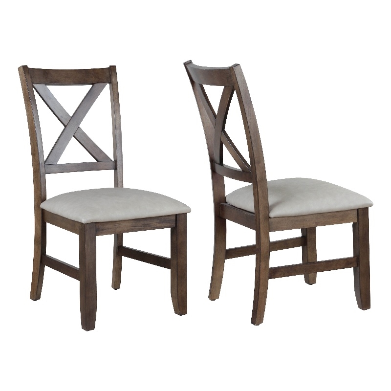 Steve Silver Astoria Mocha Brown Wood Side Chair