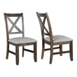 Steve Silver Astoria Mocha Brown Wood Side Chair