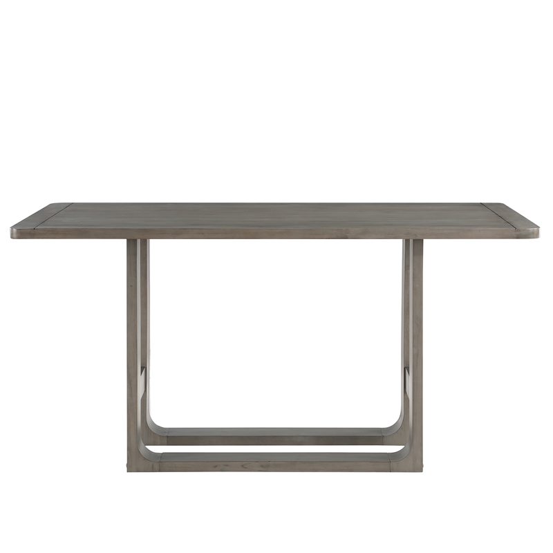 Toscana Gray Wood 7-Piece Counter Height Dining Set