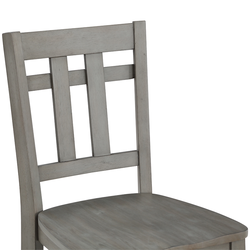 Toscana Gray Wood 7-Piece Counter Height Dining Set