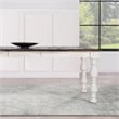 Heston Weathered White 84 in. Wood Dining Table