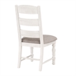 Heston 5-piece Weathered White Wood Dining Set