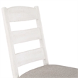 Heston 5-piece Weathered White Wood Dining Set