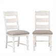 Heston 7-piece Weathered White Wood Dining Set