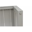 Steve Silver Dalilah Patio Square Aluminum End Table in Gray