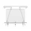 Steve Silver Zena Engineered Wood Bar Table w/LED lights in White