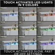 Steve Silver Zena Engineered Wood Bar Table w/LED lights in White